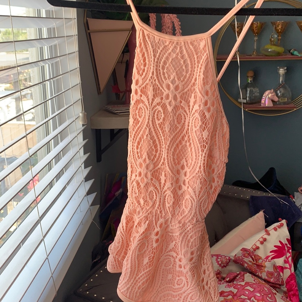 Skirt bottom tank top